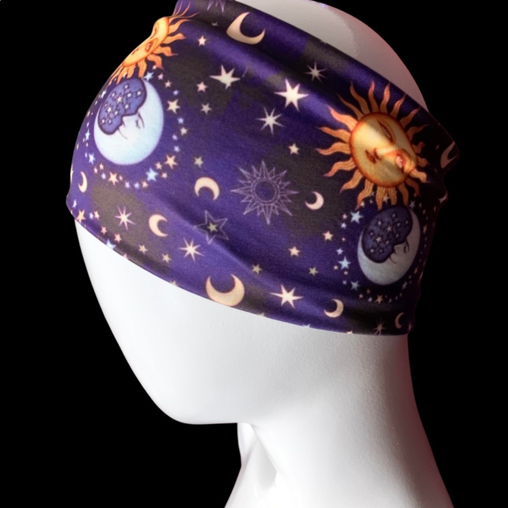 Beauty Galaxy Moon And Sun Headband